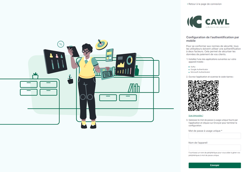Etape 1 - Authentification à plusieurs facteurs - guide de démarrage