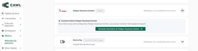 Etape 3 - ANCV - guide de démarrage