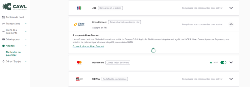 Etape 3 - Linxo 01 - guide de démarrage