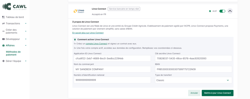 Etape 3 - Linxo 03 - guide de démarrage