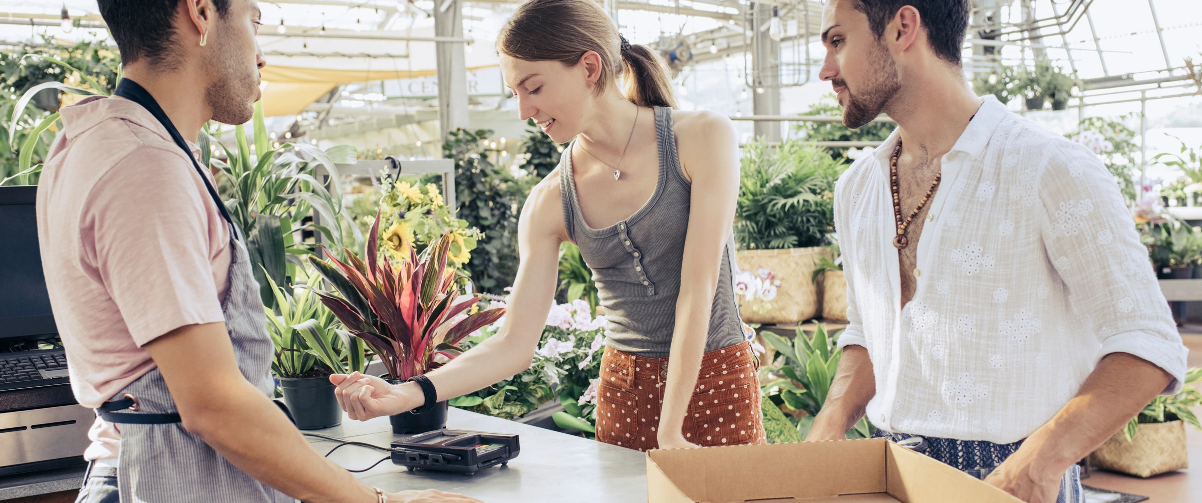 Encaissement omnicanal d'un primeur marché