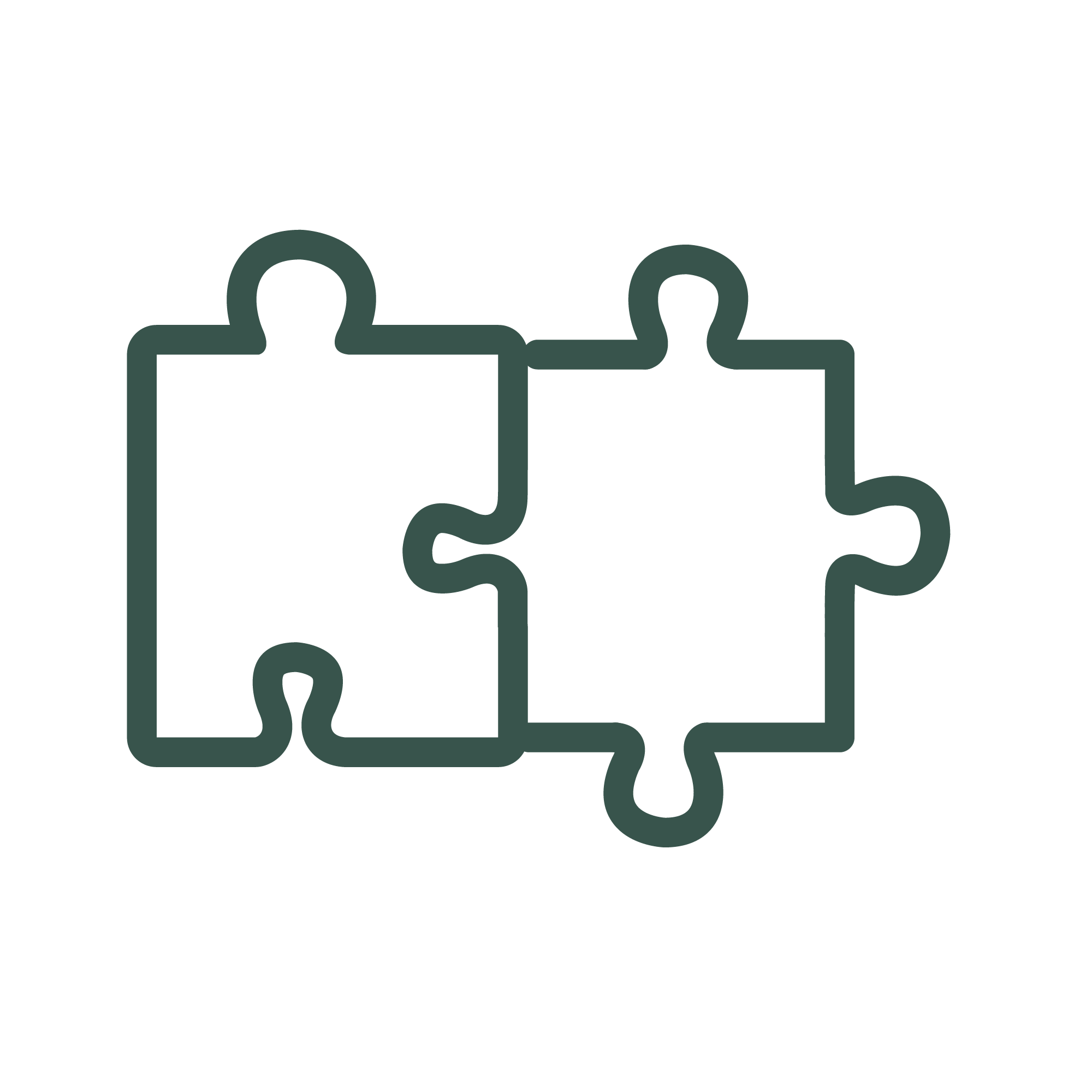 Pièce de puzzle - compatibilité