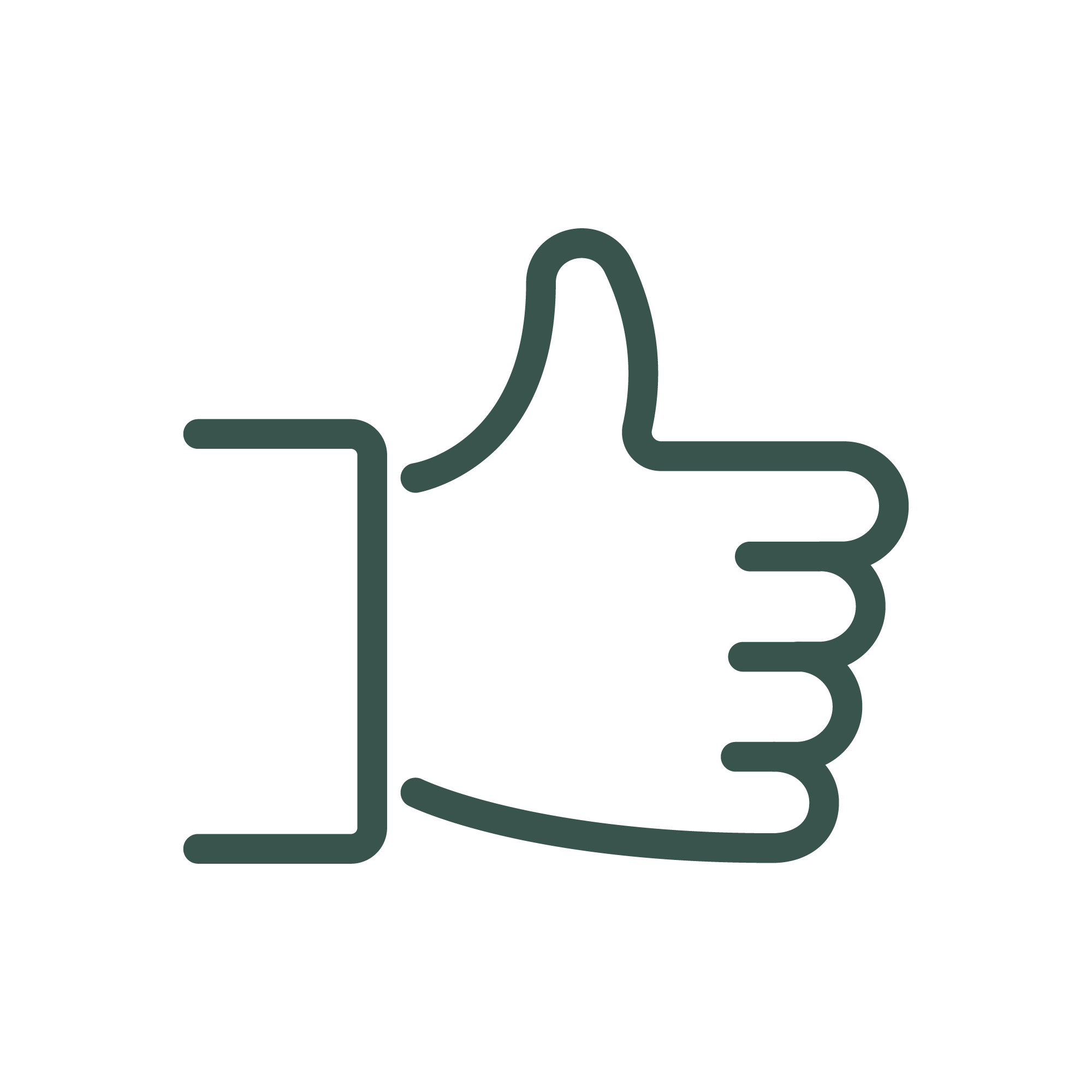 Pouce levé simplicité